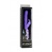 Фиолетовый вибратор с клиторальным стимулятором INSTYLE DUO VIBRATOR 5.5INCH - 14 см.