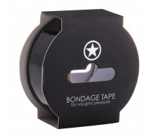 Черная лента Non Sticky Bondage Tape - 17,5 м.