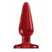 Красная анальная пробка Butt Plug Basic 3 Inch - 7,6 см.