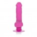 Розовый вибратор Shower Stud Ballsy Dong на присоске - 12,75 см.