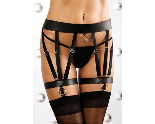 Оригинальный пояс для чулок из лент Taste It garter belt