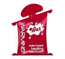 Разогревающий лубрикант Wet Warming Gel Lubricant - 10 мл.