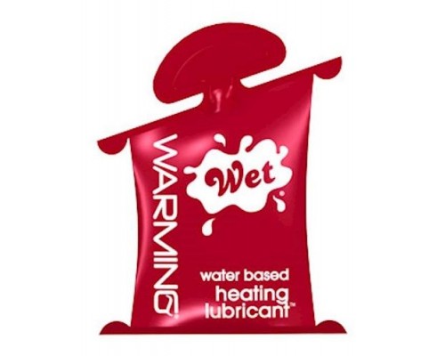 Разогревающий лубрикант Wet Warming Gel Lubricant - 10 мл.