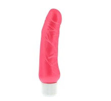 Розовый вибратор-реалистик MINI VIBE 5 PEARL SHINE VIBRATOR PINK - 12,7 см.