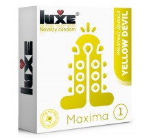 Презерватив Luxe Maxima WHITE  Желтый Дьявол  - 1 шт.