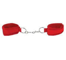 Красные наручники Velcro Cuffs Red