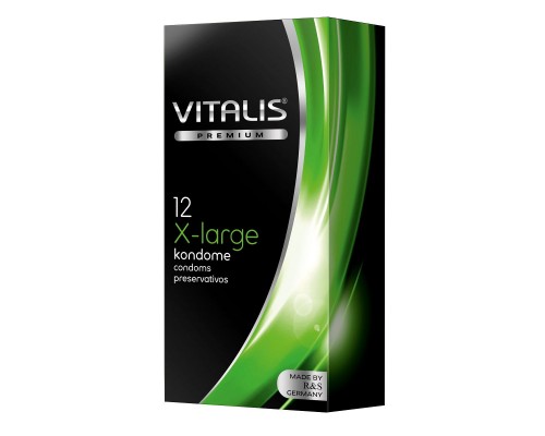 Презервативы увеличенного размера VITALIS PREMIUM x-large - 12 шт.