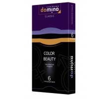 Разноцветные презервативы DOMINO Classic Colour Beauty - 6 шт.