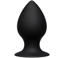 Малая чёрная анальная пробка Kink Ace Silicone Plug 3  - 8,26 см.