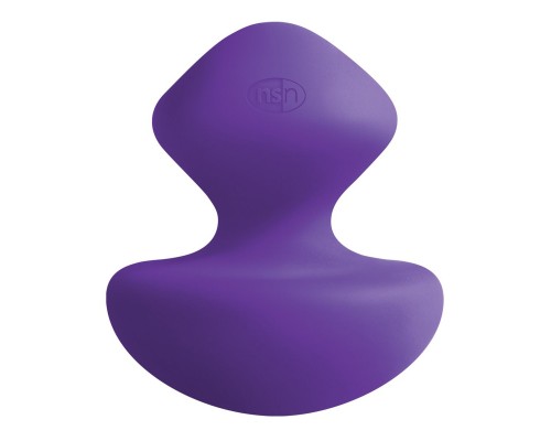 Фиолетовый универсальный вибромассажер Luxe Syren Massager