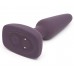 Фиолетовая вибровтулка Feel So Alive Rechargeable Vibrating Pleasure Plug - 14 см.