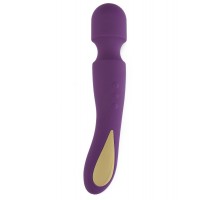 Фиолетовый wand-вибромассажёр Zenith Massager - 23 см.