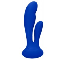 Синий вибратор G-Spot and Clitoral Vibrator Flair - 17,5 см.