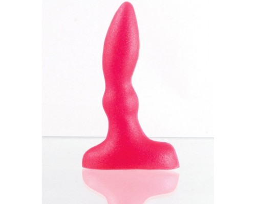 Розовый анальный стимулятор Beginners p-spot massager - 11 см.