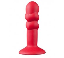 Красная анальная пробка SHOVE UP 5INCH SILICONE BUTT PLUG RED - 12,7 см.