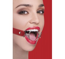 Расширяющий кляп Ring Gag XL с красными ремешками