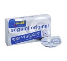 Ультратонкие презервативы Sagami Original 0.02 Quick - 6 шт.