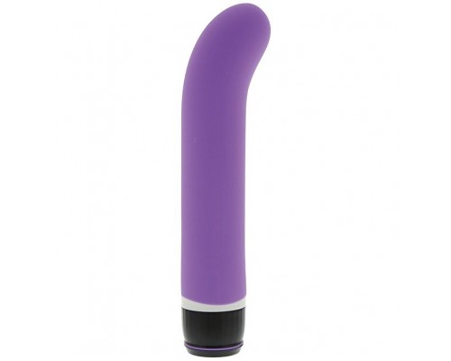 Фиолетовый вибратор PURRFECT SILICONE CLASSIC G-SPOT PURPLE - 17,5 см.