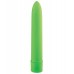 Зелёный классический вибратор BASICX MULTISPEED VIBRATOR GREEN 7INCH - 18 см.