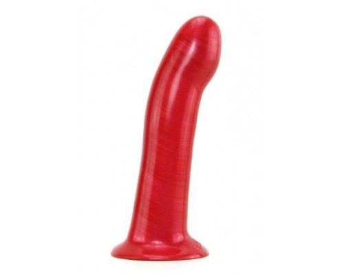 Красный дилдо Flare Flared Base Dildo - 14,6 см.