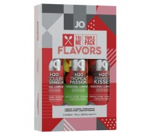 Подарочный набор ароматизированных лубрикантов Tri-Me Triple Pack Flavors