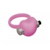 Розовое эрекционное виброкольцо Emotions Heartbeat Light pink 