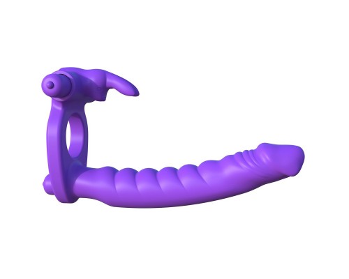 Эрекционное кольцо для двойного проникновения Silicone Double Penetrator Rabbit