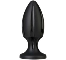 Черная анальная пробка Platinum Premium Silicone - The Rocket - Black