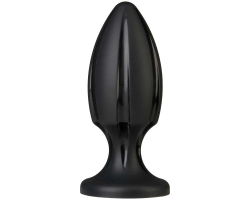 Черная анальная пробка Platinum Premium Silicone - The Rocket - Black