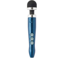 Синий беспроводной вибратор Doxy Die Cast 3R Rechargeable Wand - 28 см.