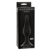 Чёрная анальная пробка Slim Anal Plug XL - 15,5 см.