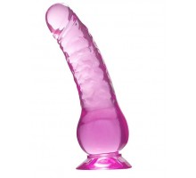 Фиолетовый фаллоимитатор QUARTZ VIOLET 7INCH PVC DONG - 17,8 см.