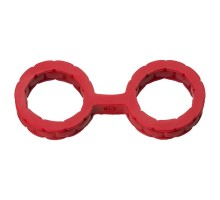 Красные силиконовые наручники Style Bondage Silicone Cuffs Small