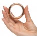 Золотистое стальное кольцо I Want You. Now. Steel Love Ring