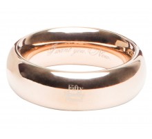 Золотистое стальное кольцо I Want You. Now. Steel Love Ring