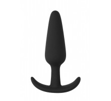 Черная анальная пробка для ношения Slim Butt Plug - 8,3 см.