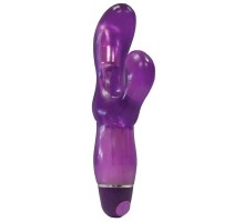 Фиолетовый вибратор для точки G ULTRA G-SPOT - 15 см.