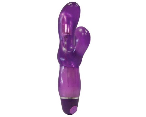 Фиолетовый вибратор для точки G ULTRA G-SPOT - 15 см.