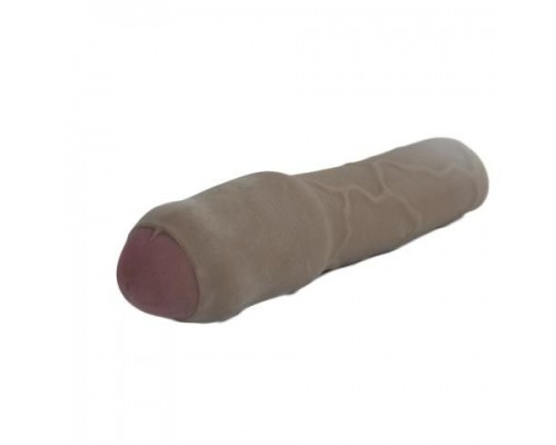 Насадка на член CyberSkin 3 inch Xtra Thick Uncut Transformer Penis Extension - 19,6 см.