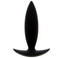 Чёрная мини-пробка для анальной стимуляции BOOTYFUL ANAL PLUG XTRA SMALL BLACK - 9 см.