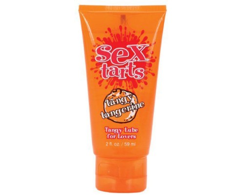 Оральный лубрикант с ароматом мандарина Sex Tarts Lube - 59 мл.