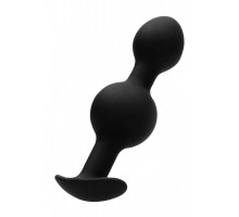 Черная анальная пробка N 90 Self Penetrating Butt Plug - 10,4 см.