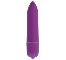 Фиолетовая удлинённая вибропуля Power Bullet Purple - 8,3 см.