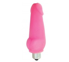 Розовый мини-вибратор Vibrator Mini - 9,5 см.