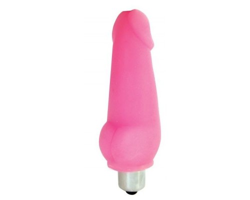 Розовый мини-вибратор Vibrator Mini - 9,5 см.