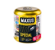 Презервативы с точками и рёбрами MAXUS Special - 15 шт.