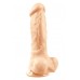 Телесный фаллоимитатор Colours Pleasures Thick 5  Dildo - 18,3 см.