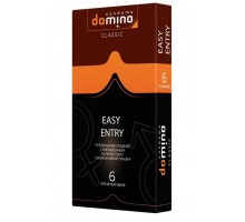 Презервативы с увеличенным количеством смазки DOMINO Classic Easy Entry - 6 шт.