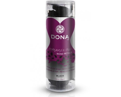 Декоративные чёрные лепестки роз DONA Rose Petals 