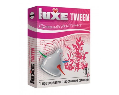 Презерватив Luxe Tween  Древний инстинкт  с ароматом орхидеи - 1 шт.